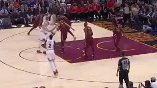 Tristan Thompson blocks Holiday Cavs vs Bulls 10-24-17