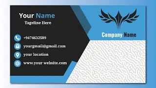 How to Create Business Card Design in Illustrator CC