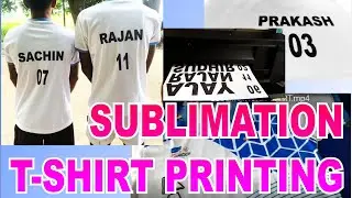 sublimation t-shirt printing process #sublimationtransferprinting #heattransfermachine #tshirts