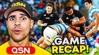 American's Recap of NZ vs Argentina Game (ROUND 2) | Rugby Championship