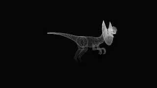 Importing Dinosaur OBJ into Adobe After Effects with Trapcode Form