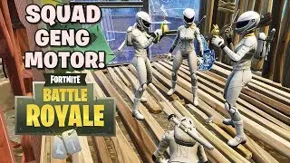 SQUAD GENG MOTOR! - Fortnite: Battle Royale (w/ Afif Yulistian & GemmaD)