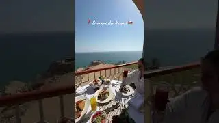 Breakfast with a view anyone? 🙌🏽 This is the luxury life in the beautiful Shangri La Al Husn in Musc