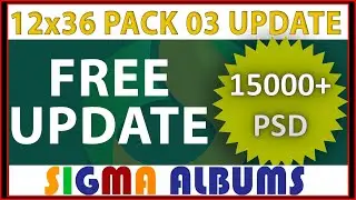 Free 12x36 Wedding PSD 2023 for Sigma Albums Pack 03 || SIGMA ALBUMS