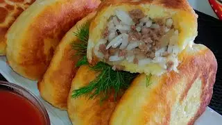 1 СТАКАН МОЛОКА И ВОДА😋 ПИРОЖКИ КАК ПУХ!!!Самые Необычные ПИРОЖКИ В МОЕЙ ЖИЗНИ #ЕДА