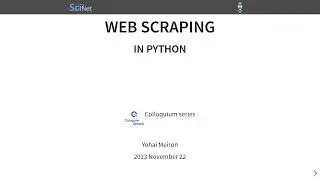 Web scraping in Python