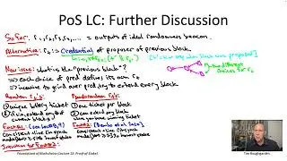 Foundations of Blockchains (Lecture 12.19: Further Discussion of PoS LC Protocols)
