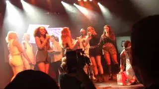 Singing Happy Birthday to Perrie at Little Mix Kiss FM Secret Sessions