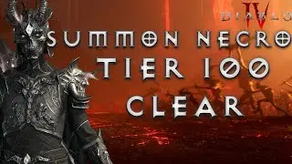 Summon Necro TIER 100 CLEAR Patch 1.1.1 Nightmare Dungeon | Diablo 4 Necromancer Season 1
