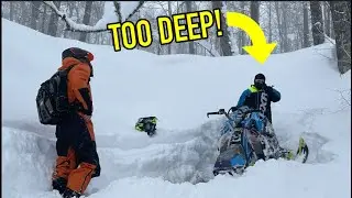 SNOWMOBILING THE DEEPEST SNOW IN THE MIDWEST!