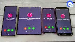 Group Bip & Tam Tam Messenger incoming Call 4 phones Same Time Samsung Galaxy