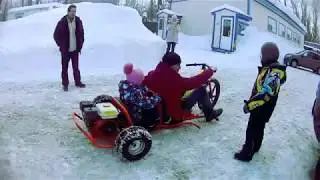 Семейный выходной с дрифт трайком