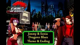 Jimmy & Sonia Theme + Ending - Dragons Blues - Español - Rage of the dragons HQ
