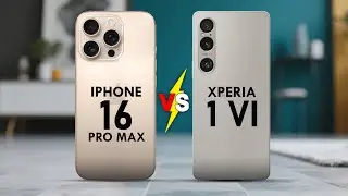 🔥 Duel High Tech!! iPhone 16 Pro Max Vs Sony Xperia 1 VI Off in a Smartphone Showdown!!