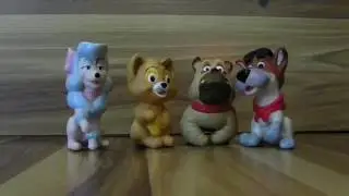 Oliver and Company Mcdonalds  toys Flashback 1988