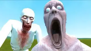 Scp-096 New vs Scp-096 Old (Garry's Mod)