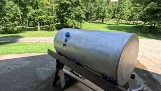 Prepping Aluminum Semi Tank for LizardSkin Ceramic Insulation