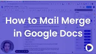 Easy Mail Merge in Google Docs