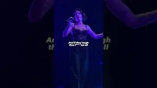 Halsey - performs “without me” at string ensemble New Jersey night 2