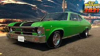 Reviving this Speed Demon: Chevy Nova Restoration - Car Mechanic Simulator 2021