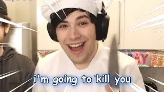 George is bad with knives...