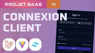 Connexion client web  | SAAS - Laravel & Vue.js