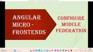 4. Angular Micro-Frontends - Load first micro-frontend in host app  