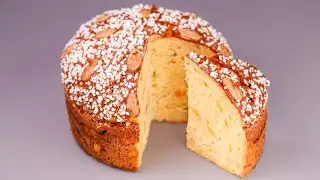 How to Make a Beautiful Orange Flavoured Yeast Leavened Easter Cake