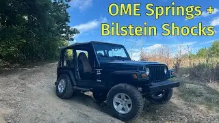 Jeep TJ - OME lift + Bilstein shocks