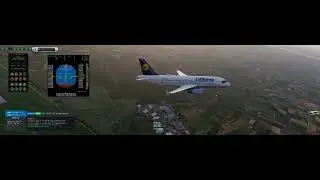 Lufthansa A319 toliss, takeoff from EDDM MUNICH XPLANE 12