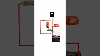 How to Make 12V Blinking Light Circuit#shorts#youtubeshorts#viral#trending#gktechnical#blinkinglight
