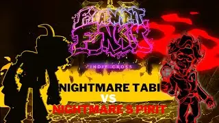 FNF Indie cross :Despair Metal: But Nightmare Tabi & Nightmare Spirit cover...