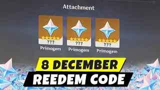 8 December New Redeem Code Genshin Impact 4.3