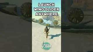 How to Launch a Wing Glider from ANYWHERE in Tears of the Kingdom - No Rockets Required!
