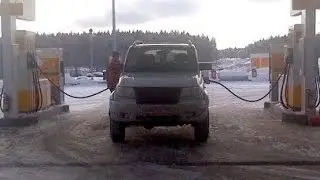 Уаз. Когда лень часто ездить на заправку