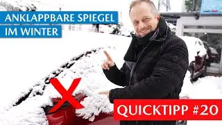 Deactivate automatically folding mirrors in winter when there is ice and snow | Mazda Quick Tip #20