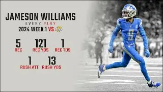 Jameson Williams Week 1 Replay: Every Target, Catch, and Run vs Los Angeles Rams