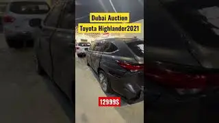 #Toyota Highlander 2021 - 12999$ - Dubai auction 2023 - #dubai  #moscow #baku #tashkent