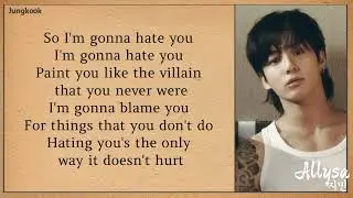 Jung Kook 'Hate You' Lyrics