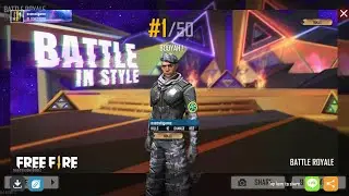 Gaming FREE FIRE FF(#1/50) Booyah 🔥🔥🔥battleground royal // mja aagya