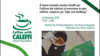 Il nuovo manuale tecnico Caleffi per l'utilizzo dei riduttori di pressione - Coffee with Caleffi