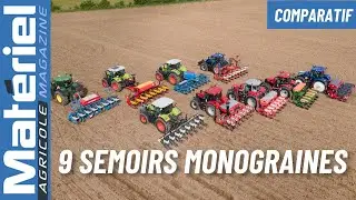 Présentation du comparatif de 9 semoirs monograines rapides
