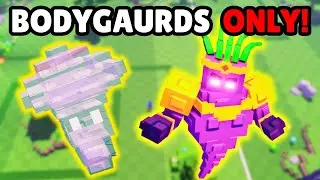 Can Our BODYGAURD TEAM BEAT IMPOSSIBLE MODE In Garden Tower Defense?