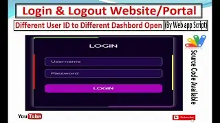 How to Login and Logout Website by web app Script with Lighting