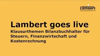 Live - vor Deinen Prüfungen