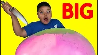 Cutting Open Giant Stress Ball ASMR