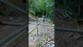 Amazing Bamboo Splitting Techniques #satisfying #asmrsounds #asmrvideo
