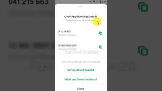 CashApp | Direct Deposit enable account