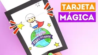 Cómo hacer una tarjeta para el día del padre mágica y fácil