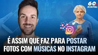 É assim que faz para postar fotos com músicas no Instagram pelo celular.